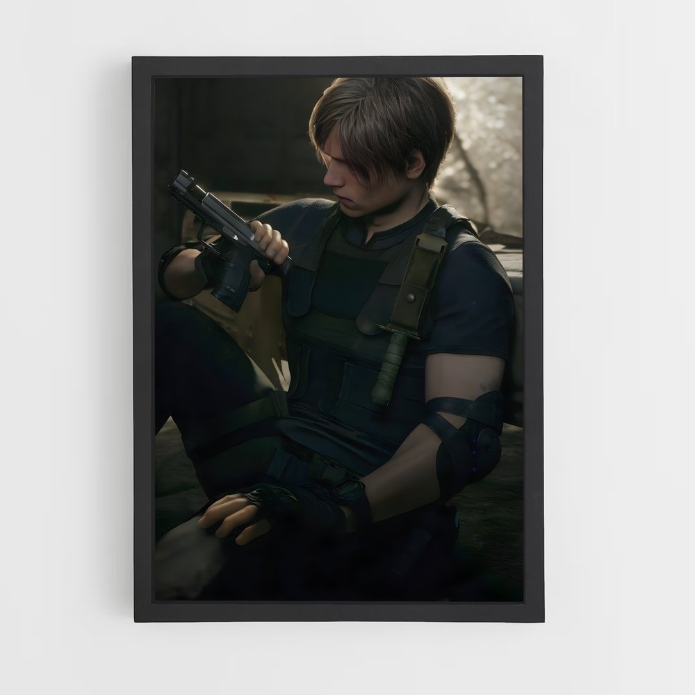 Poster Survivant de Raccoon City – affiche Resident Evil (vue 2)
